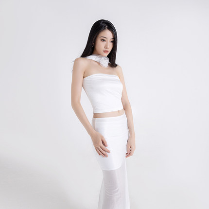 LIAERICO别致无袖上衣小吊带辣妹美式背心女夏外穿设计感无袖高级