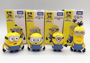 日版TOMICA多美卡TOMY小黄人2斯图尔特 凯文鲍勃合金人偶手办公仔