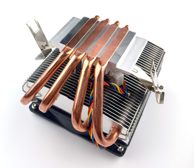 AVC4铜管散热器下压风扇