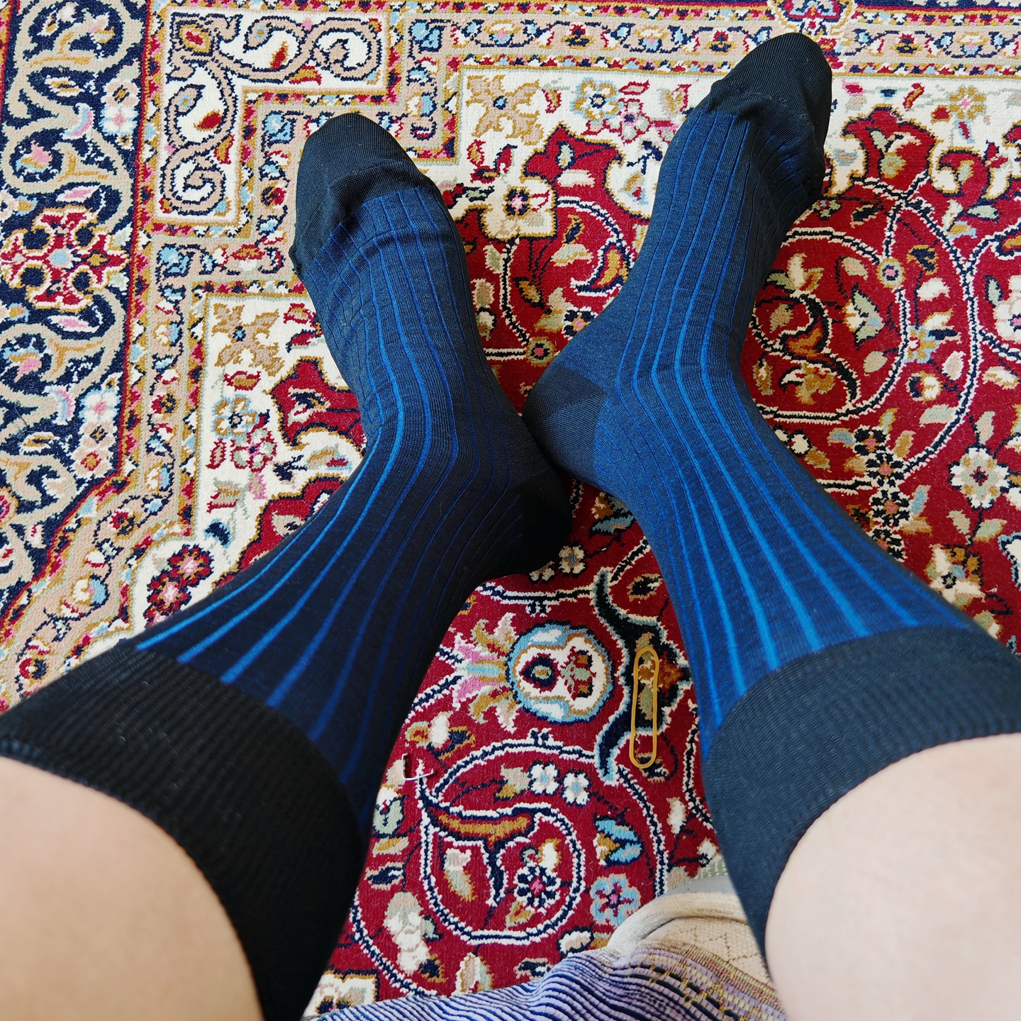 外贸240针男士绅士袜薄款中筒袜