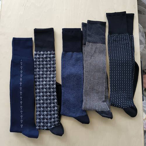 出口订单男士棉质绅士袜长筒袜子及膝袜高筒袜w纹薄款吸汗透气