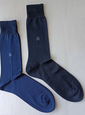 外贸男士丝光棉薄无骨缝头夏天绅士袜商务袜黑色纯色皮鞋袜简约