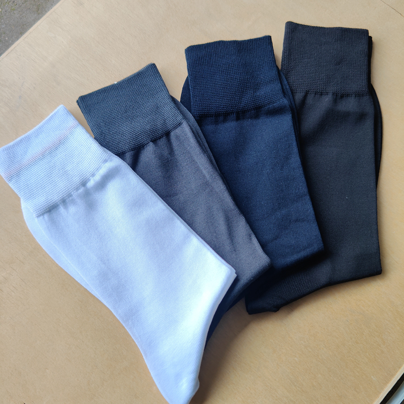 南南金除臭男丝光棉无骨绅士袜