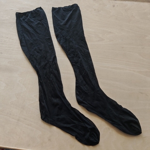男士透明黑色丝袜长筒袜及膝袜高弹头肉性感过膝袜光滑