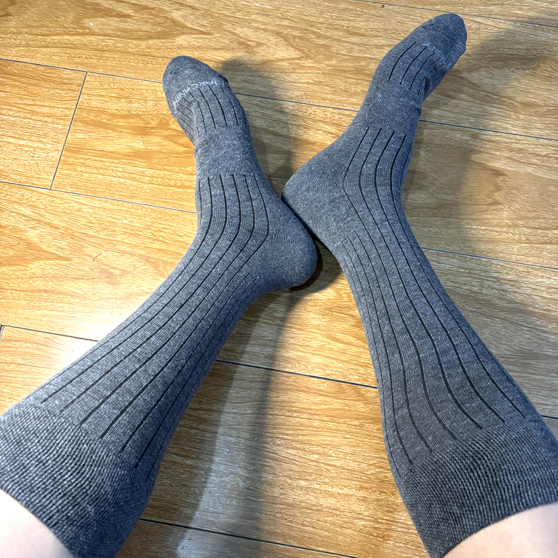 南南金保暖男纯棉绅士袜中筒袜