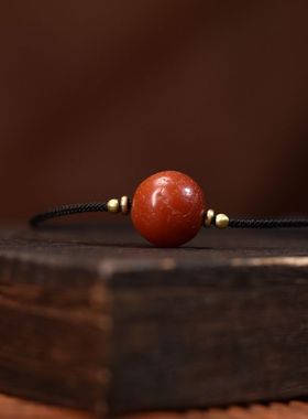 风化老料玛瑙18mm男女同款项链可拉伸调节