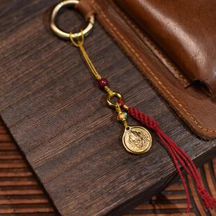古法沙金扎基拉姆黄C黄面手机链挂件手机挂绳流苏挂饰钥匙扣
