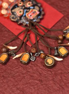 一图一物藏式小元素嘎乌盒吊坠挂件饰品民族风