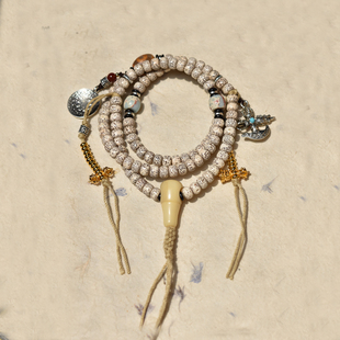 西藏直发拉扎诺布天然星月民族风项链菩提子男女款手链民族风包邮