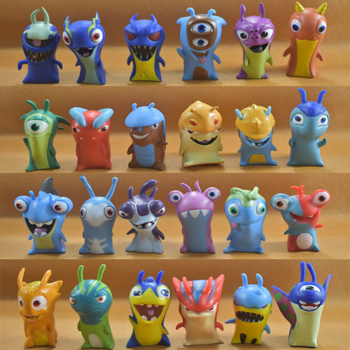 斯拉格精灵全套手办儿童玩具元素24款现货公仔摆件模型slugterra