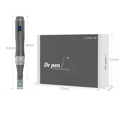 韩国M8电动纳米微针中胚浅导小黑笔mts水光导入仪器家用皮肤管理