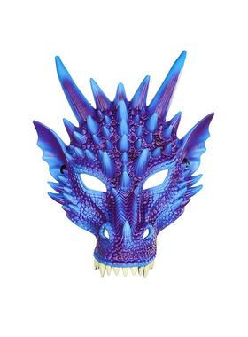 全新升级RP龙面具超轻无味立体万圣节舞会面具角色装扮跨境爆款