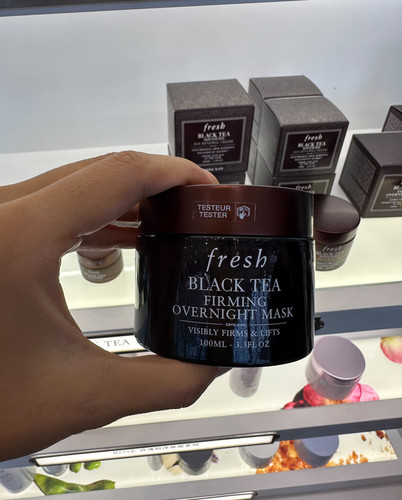 Fresh馥蕾诗红茶黑白罐面膜100ml黑罐睡眠白罐修护紧致涂抹面膜