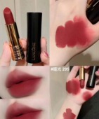 LANCOME兰蔻小蛮腰196哑光口红888朱砂橘色505 274 295 507 新款