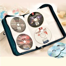 雄业超大容量车载音乐cd包128片CD盒光盘包家用VCD光碟片收纳盒包