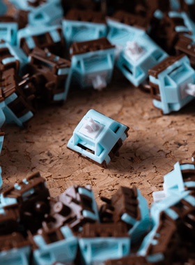 SOULCAT冰吸拿铁轴机械键盘MX线性轴体KEYGEEK键极客闷响