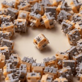 SOULCAT×SPM银杏轴Ginkgo Switch机械键盘MX线性轴体软糯闷响