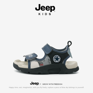 特价 2025女童涉水鞋 清仓 夏季 防滑儿童沙滩鞋 jeep男童露趾凉鞋