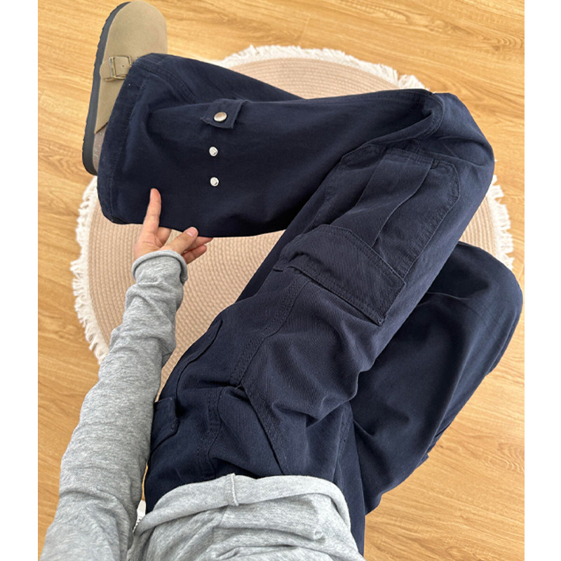 特大码胖mm梨形身材阔腿牛仔裤女秋冬新款复古宽松显瘦工装直筒裤,女装/女士精品,大码裤装,淘宝优惠券,粉丝福利购,淘宝优惠卷