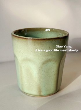 釉下彩窑变釉喝茶单人日式陶瓷