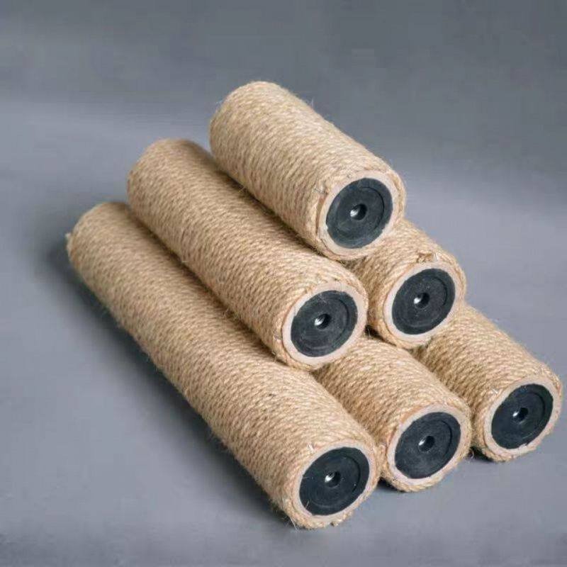 黄麻柱剑麻柱替换柱猫抓柱麻绳柱猫抓板磨爪器猫爬架自制材料