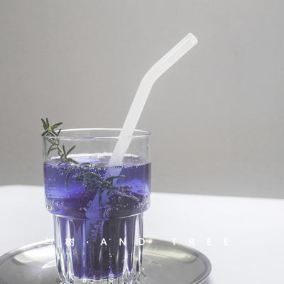 与树丨玻璃吸管耐高温喝水杯简约