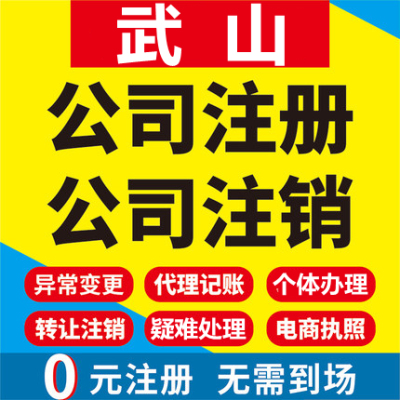 武山公司注册个体工商营业执照代办公司注销企业变更股权异常代理