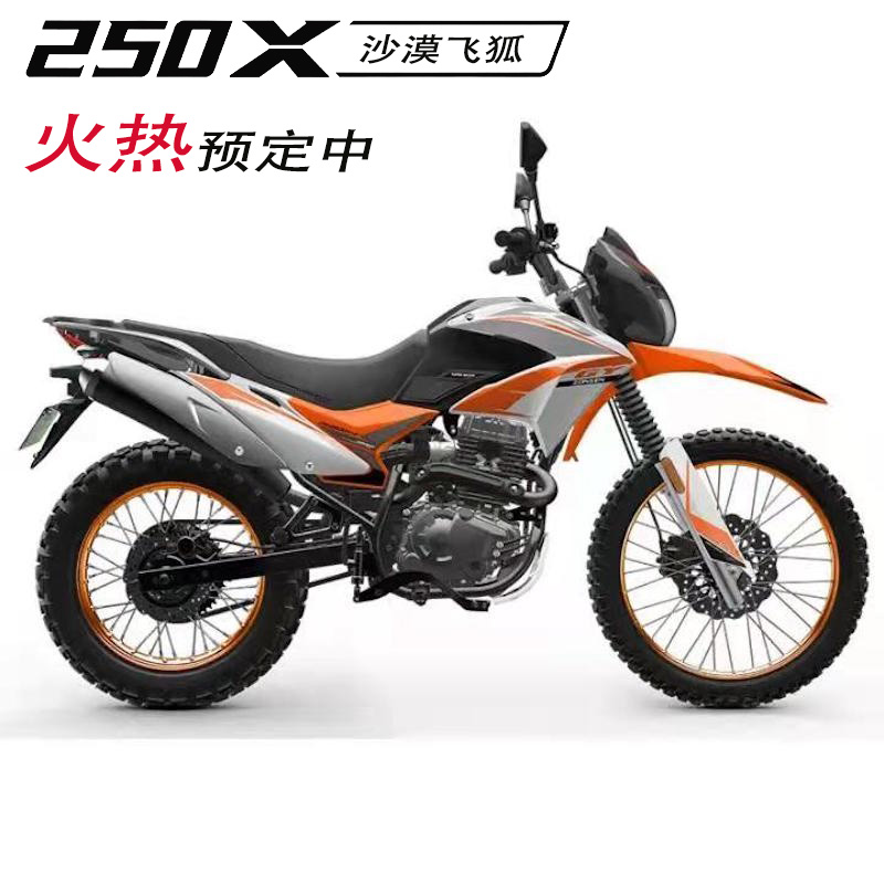 宗申250x沙漠飞狐越野摩托车abs 250cc刷街旅途城市