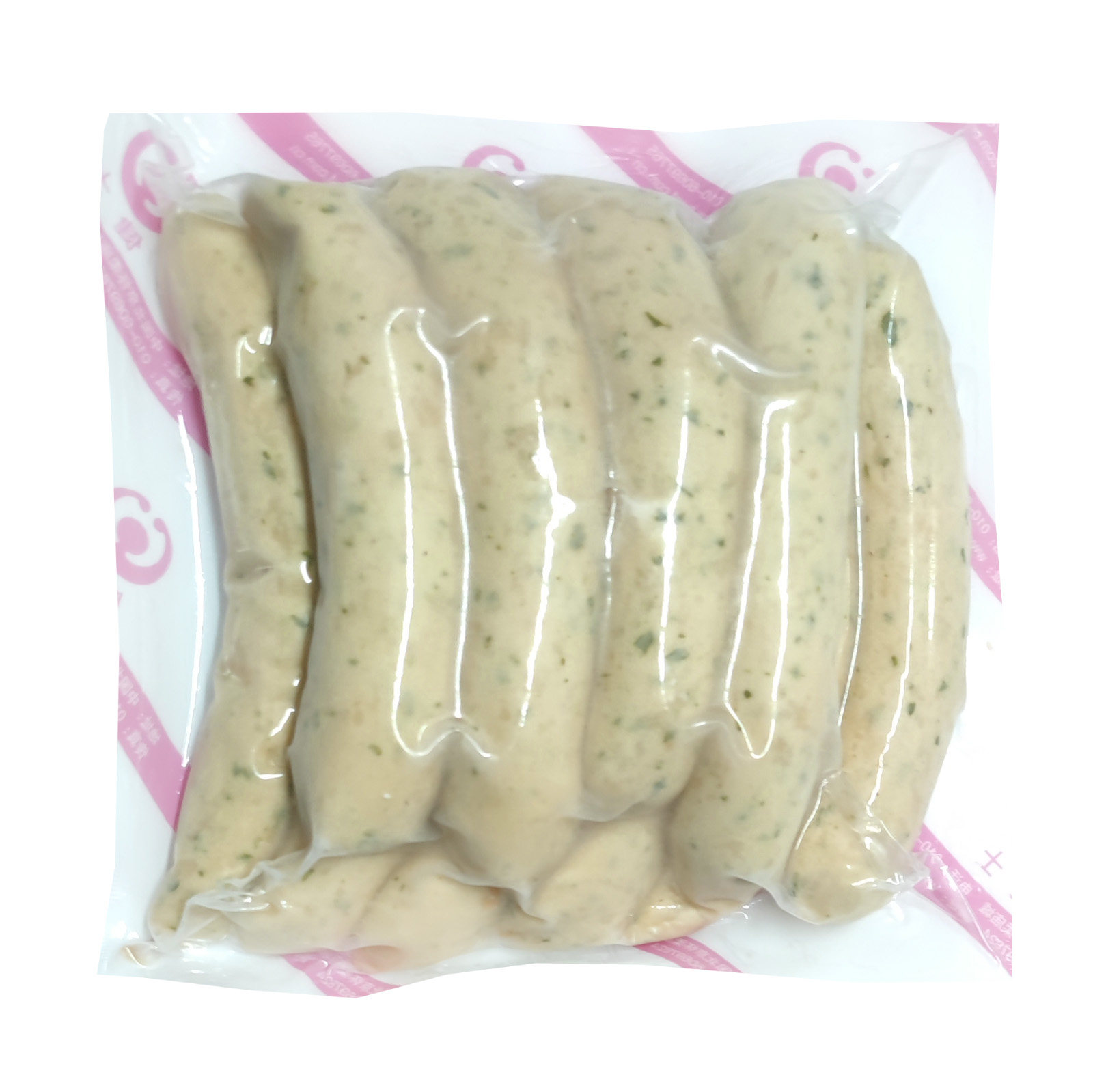 健士清真西餐食材慕尼黑白肠500g一斤装三明治手抓饼德式风味煎烤