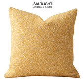 光与盐 简约现代黄色纹理靠垫沙发客厅抱枕样板房方枕 莫奈花园