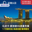 亿点充值 新加坡马来西亚泰国印尼越南手机流量上网卡充值