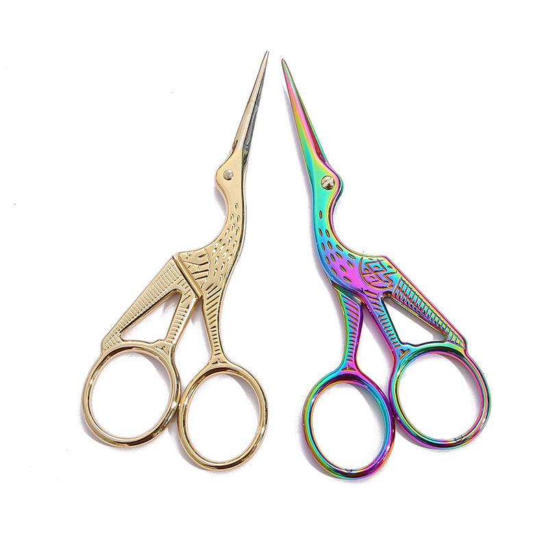 复古鹤形家用裁缝剪刀不锈钢缝纫衣服剪线头绣花剪纸刀尖嘴小剪子,居家布艺,剪刀,淘宝优惠券,粉丝福利购,淘宝优惠卷