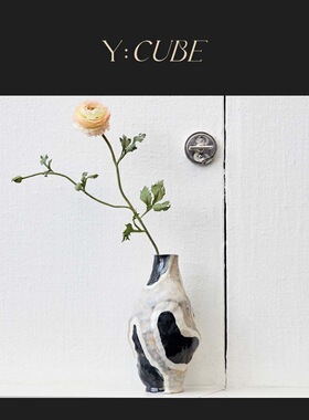 现货Y:CUBE丹麦进口HAY Jessica Hans Vase陶瓷北欧线条摆件花瓶