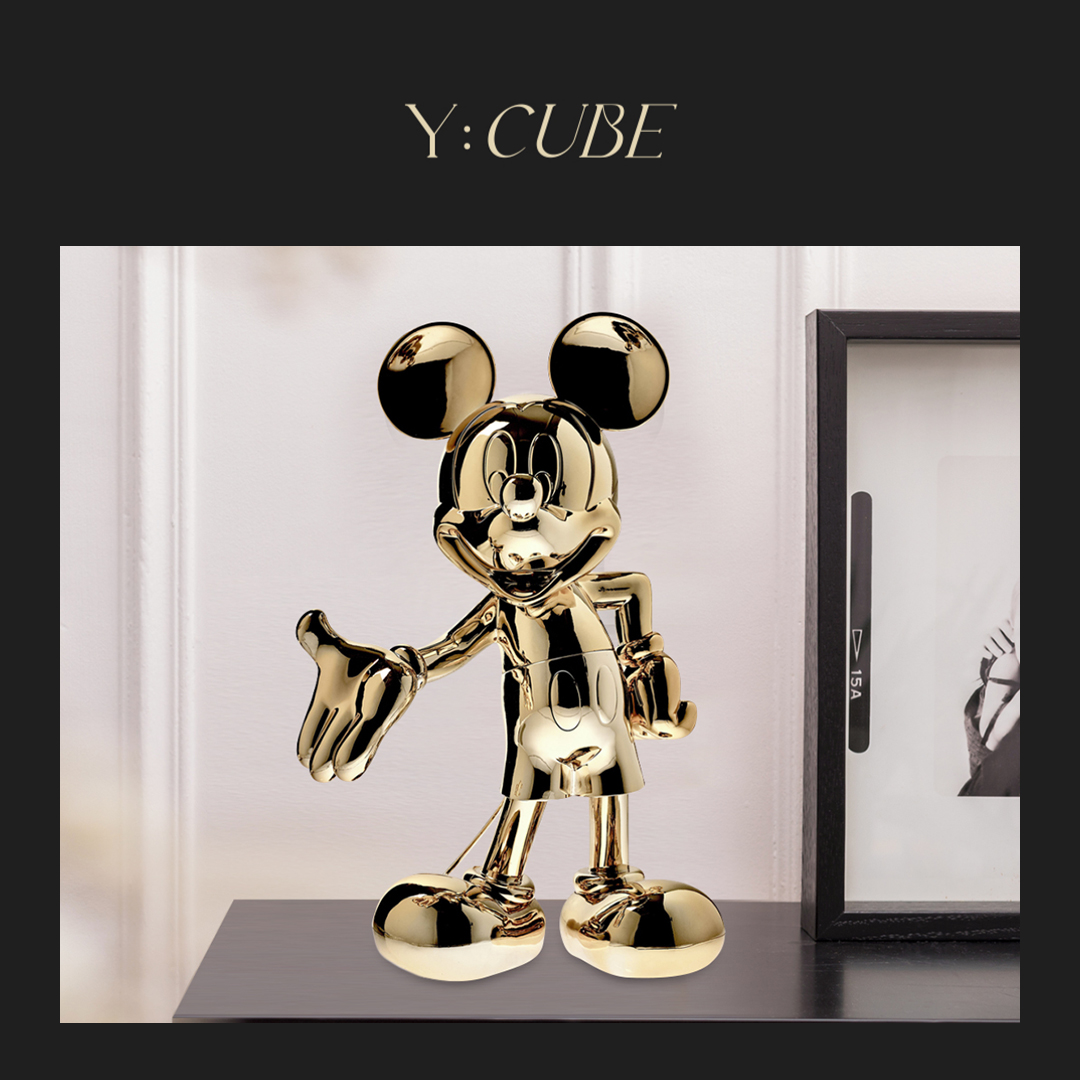 Y:CUBE法国Leblon Delienne迪士尼MICKEY米奇雕塑艺术摆件30cm