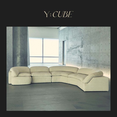 Y:CUBE意大利进口Tacchini Butter实木框架多面料客厅起居室沙发