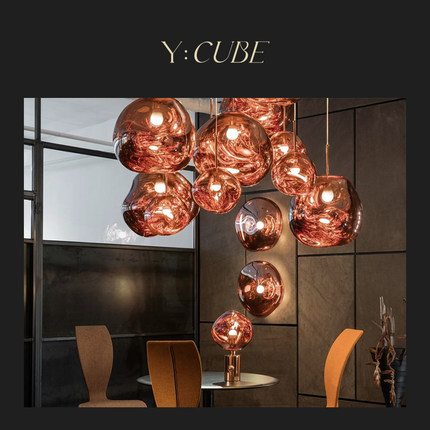 Y:CUBE德国进口Tom Dixon Melt LED Pendant大师餐厅吧台卧室吊灯