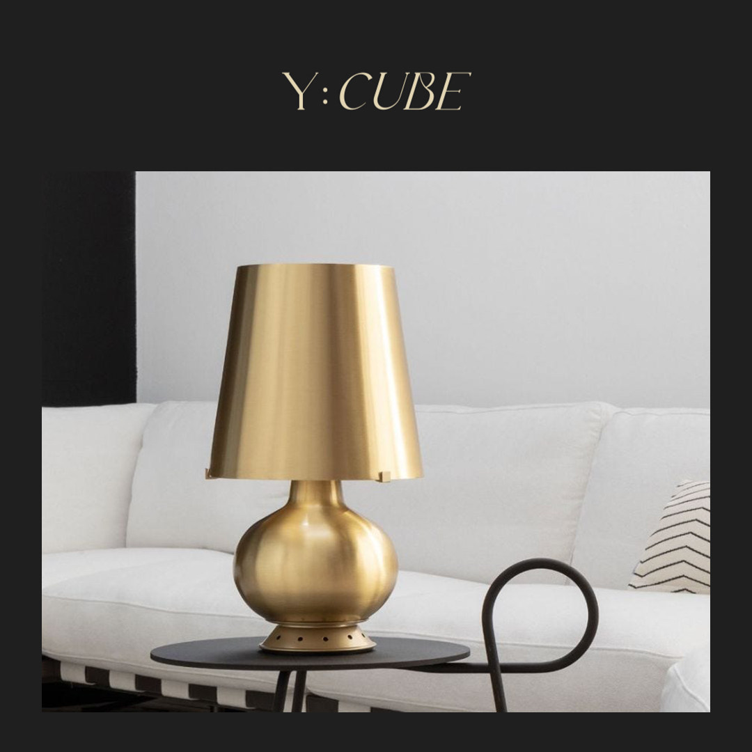 Y:CUBE意大利进口Fontana Arte -Fontana Medium卧室书房复古台灯