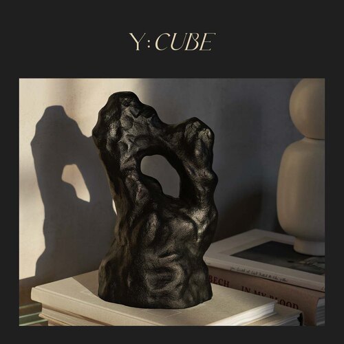 现货Y:CUBE丹麦进口fermLIVING Grotto Piece客厅金属雕塑摆件