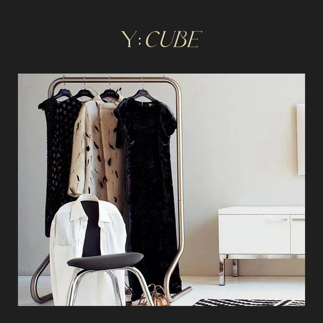 Y:CUBE意大利进口Cappellini Hangman clothing rack金属落地衣架