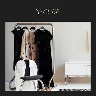 Y:CUBE意大利进口Cappellini Hangman clothing rack金属落地衣架