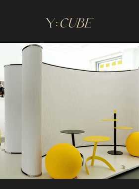 现货Y:CUBE意大利进口Baleri Italia Cartoons客厅纸限量白色屏风