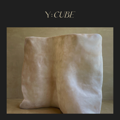 Y:CUBE | kar studio Knesd Screen侘寂风玻璃钢艺术屏风客厅隔断