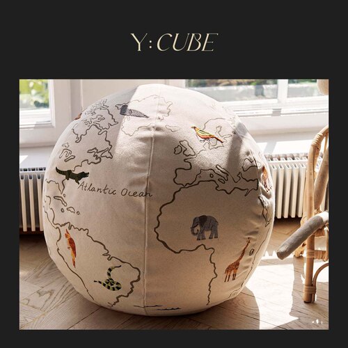 现货Y:CUBE丹麦进口Ferm Living The World儿童礼物卧室星球坐墩