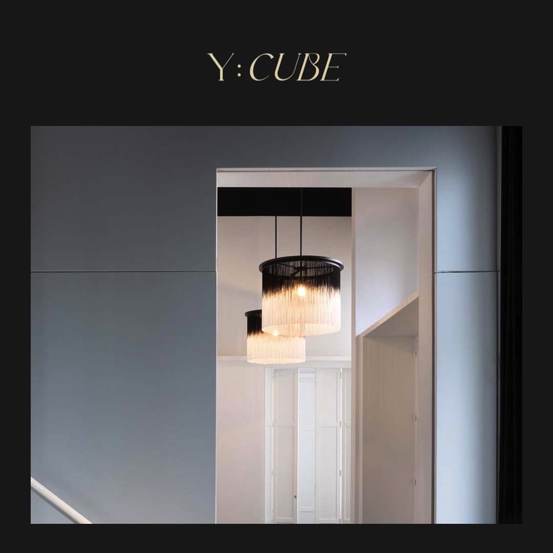 在途Y:CUBE比利时进口Serax Ann demeulemeester 流苏渐变吊灯