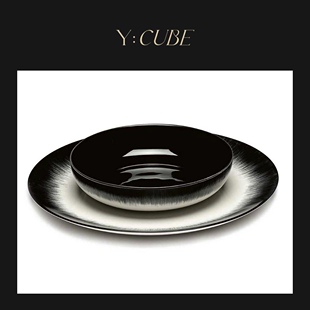 Y:CUBE比利时进口Serax DÉ Ann Demeulemeester纯色冷淡中西餐碗
