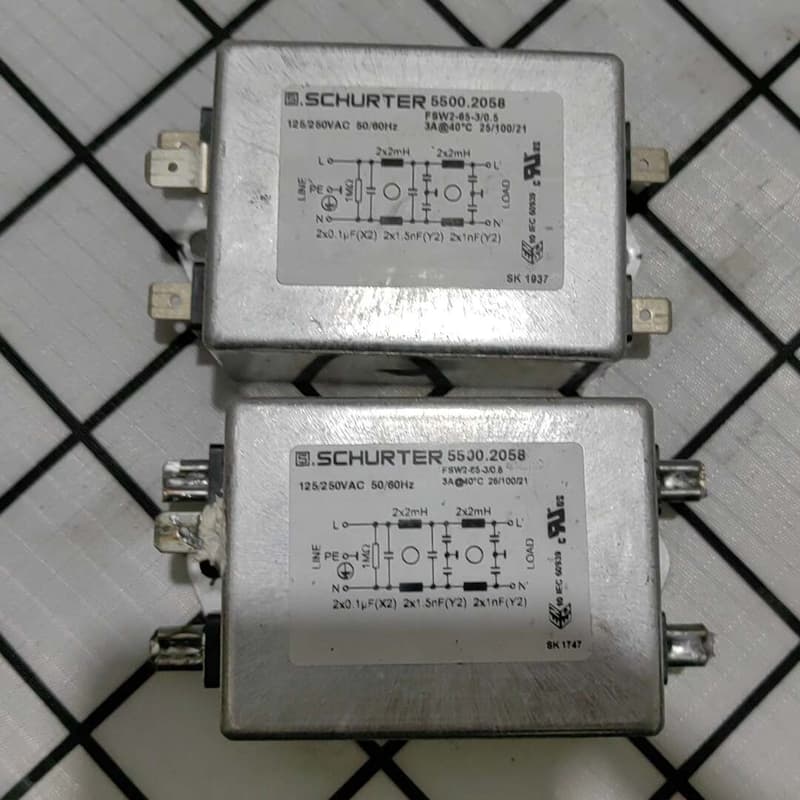 议价瑞士舒特 SCHURTER单级电源滤波器 5500.20