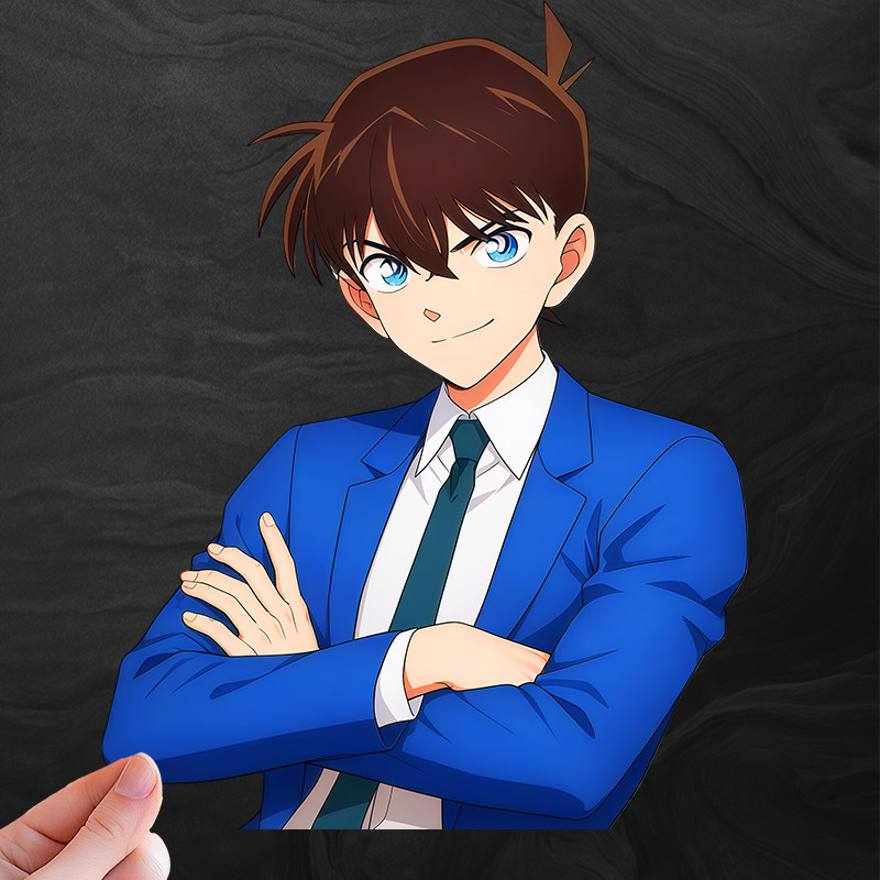 名侦探柯南工藤新一蓝色校服动漫周边装饰贴车身贴三角窗装饰贴,汽车用品/电子/清洗/改装,汽车装饰贴/反光贴,淘宝优惠券,粉丝福利购,淘宝优惠卷