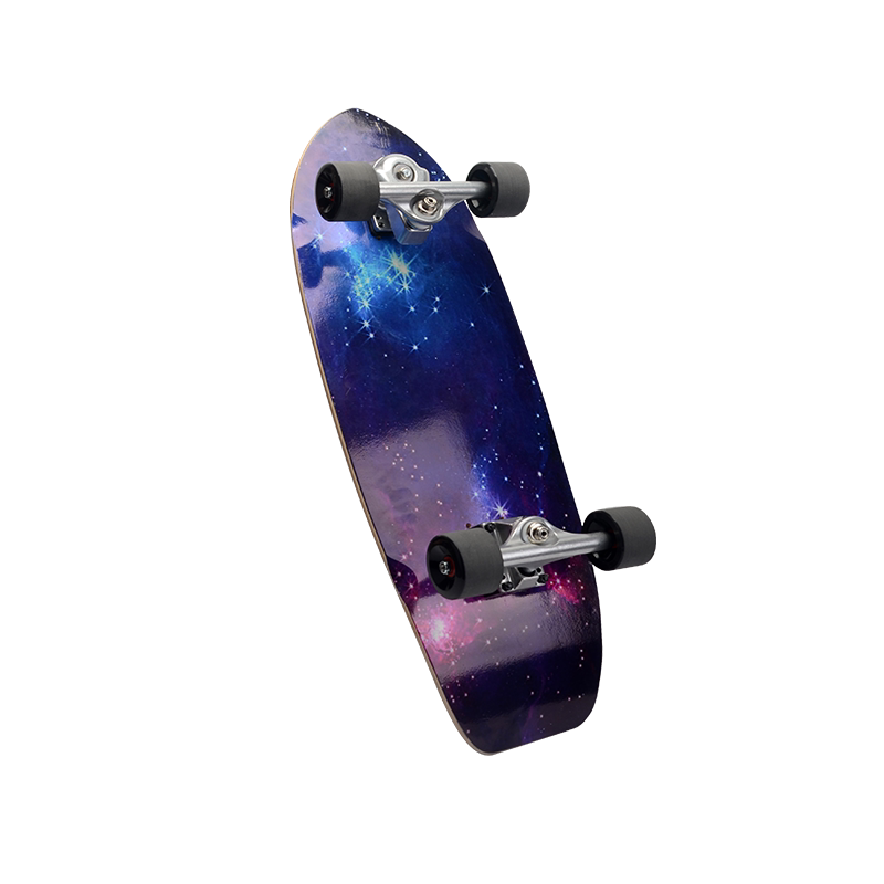 滑板成人路冲新款儿童专用冲浪滑板女生初学者青少年陆地冲浪滑板