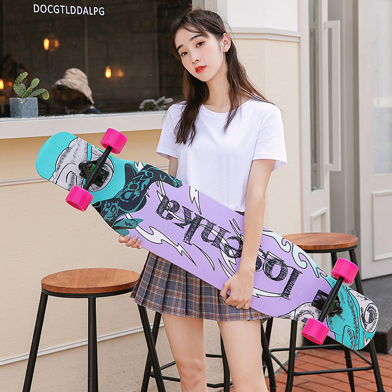 长板滑板成人女生初学者专业舞版