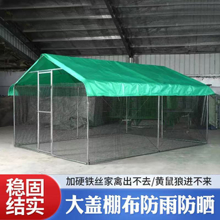 新型养鸡棚鸽棚方便快捷多功能鸡棚户外院里搭建养鸡笼家禽大棚